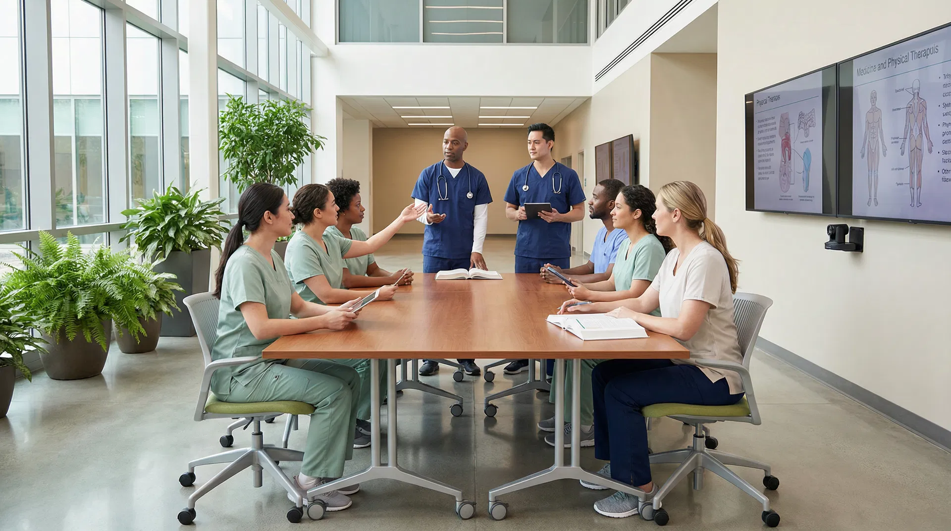 Profissionais de saúde em educação